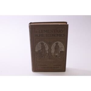 Elementary Home Economics 1922, Cookery, Sewing, House, Antique ~ 251227-WH 1300